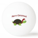 Merry Christmas! Santa Turtle Ping-Pong Ball Merry Christmas! Santa Turtle Ping-Pong Ball