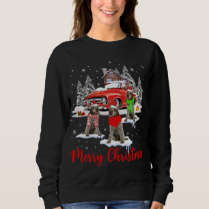 Merry Christmas Santa Wirehaired Pointing Griffon  Sweatshirt