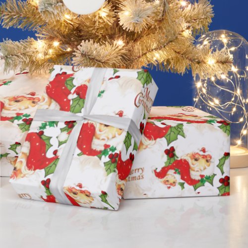 Merry Christmas Santa Wrapping Paper