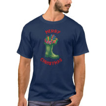 Merry Christmas-Santa's Boot Of Gifts