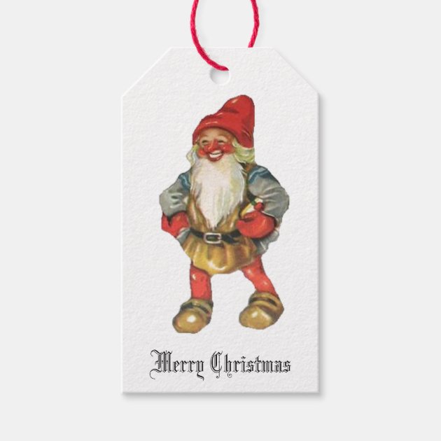 Merry Christmas Santa's Elf Gift Tags