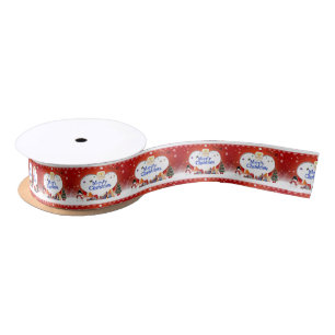 Merry Christmas Santa's Love Satin Ribbon