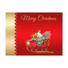Merry Christmas,Santa's Sleigh,Christmas Gifts,Red