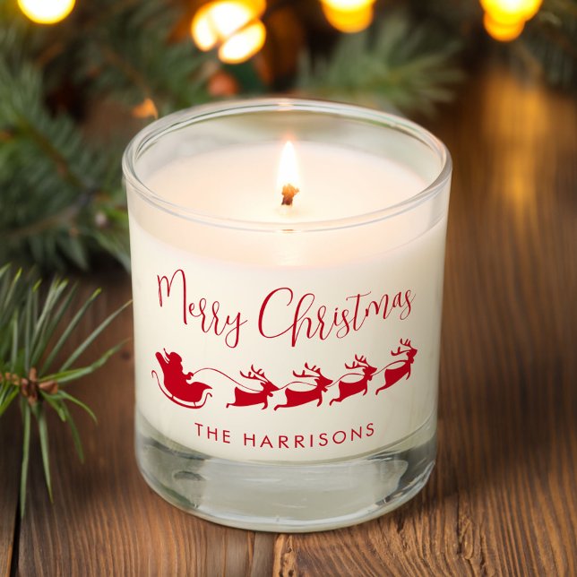 Merry Christmas Santas Sleigh Scented Candle (Creator Uploaded)