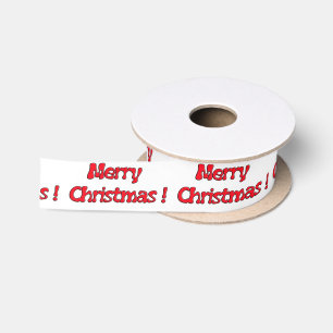 Merry Christmas Satan Ribbon