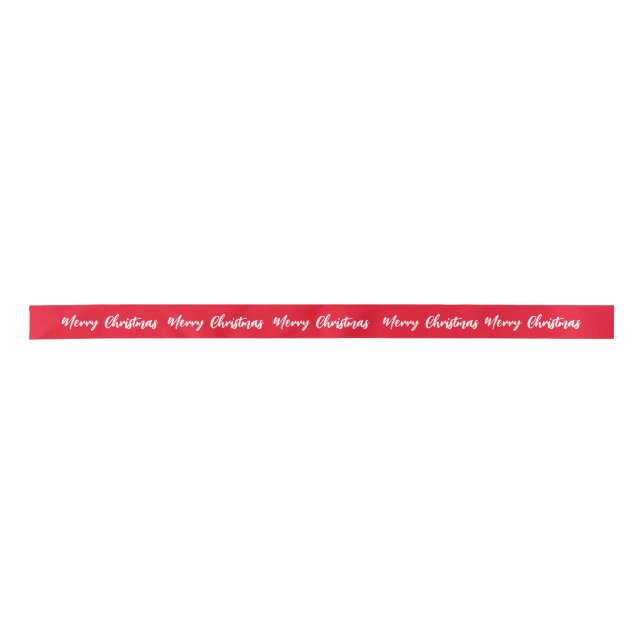 Merry Christmas  Satin Ribbon (Front)
