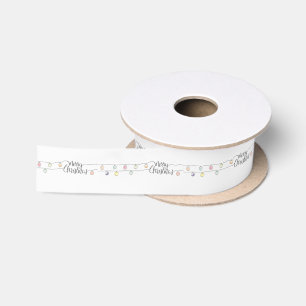 Merry Christmas Satin Ribbon