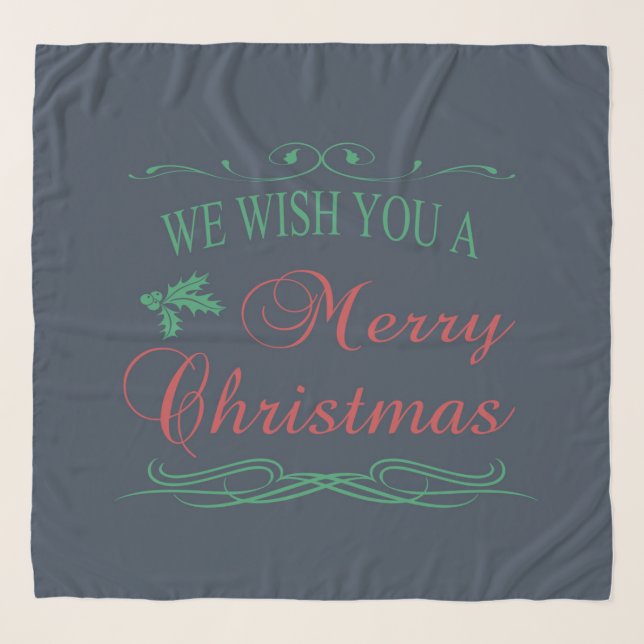 Merry Christmas Scarf (Front)