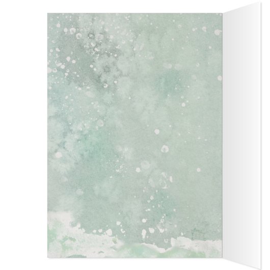 Merry Christmas scenic winter snow christmas card (Inside (Left))