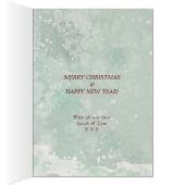 Merry Christmas scenic winter snow christmas card (Inside (Right))