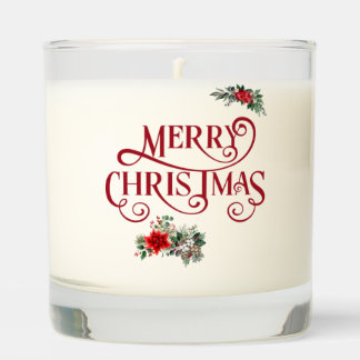 Merry Christmas Scented Jar Candle