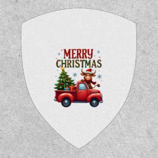 Merry Christmas Scottish Highland Cow Xmas Farm An Patch