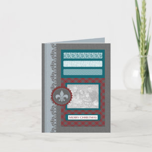 merry christmas (scrapbook) holiday card