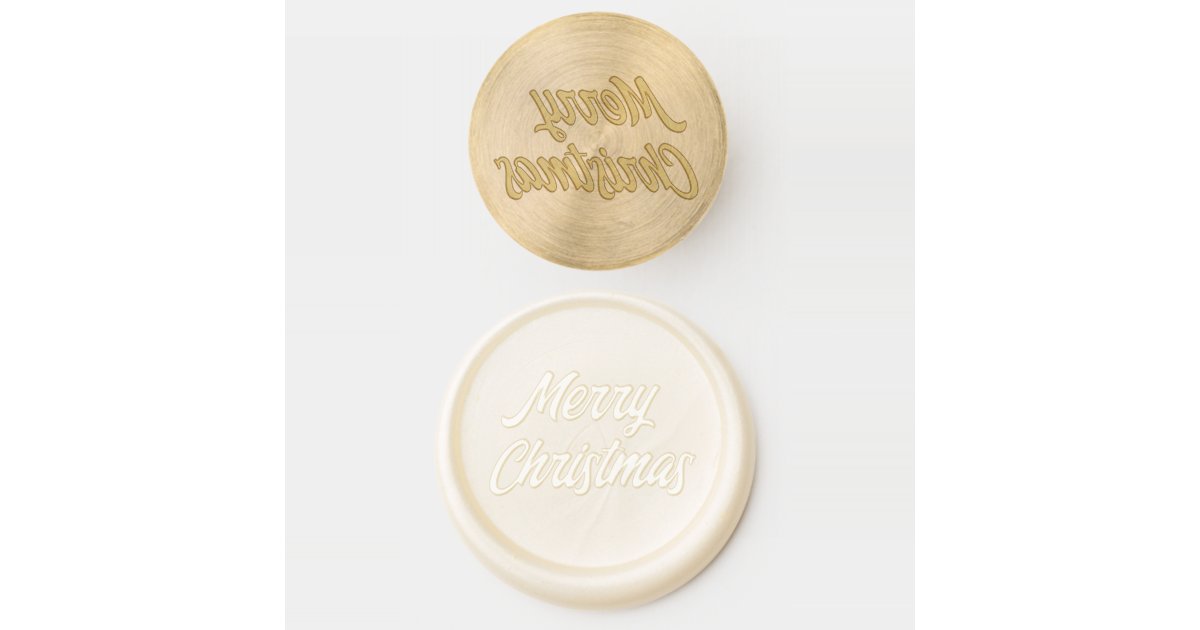 Christmas Wax Seal Stamp, Personalized Wax Seal Stamp