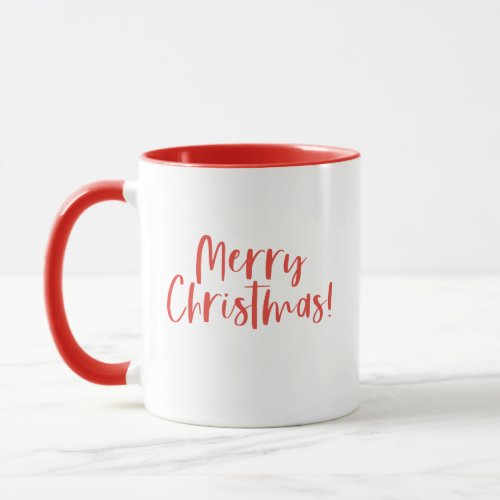 Merry Christmas Script Mug