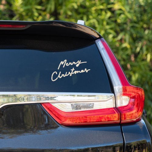 Merry Christmas script text Sticker