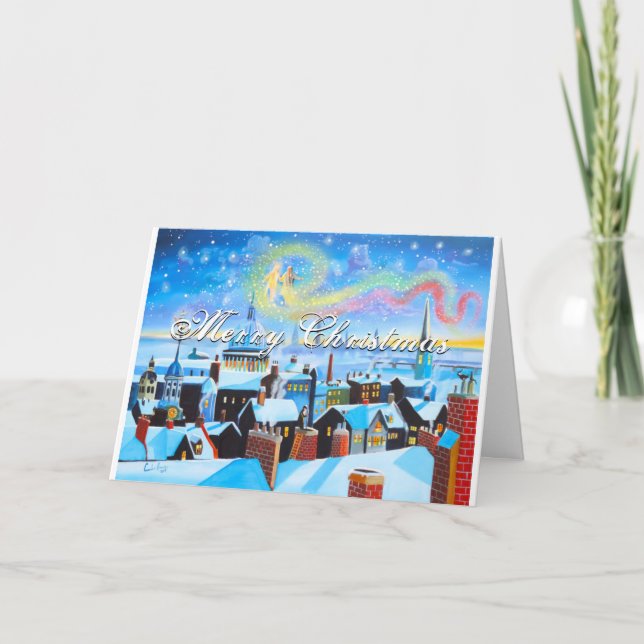 Merry Christmas Scrooge and London Holiday Card (Front)