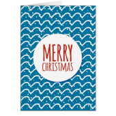 Merry Christmas Seamless Pattern Blue Texture (Front)