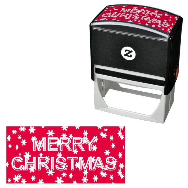 Merry Christmas Self-inking Stamp (In Situ)