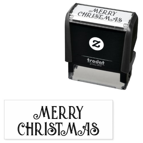Merry Christmas Self_inking Stamp