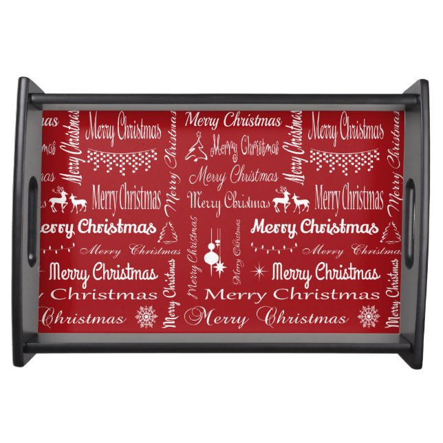 Merry Christmas Serving Tray (Front)