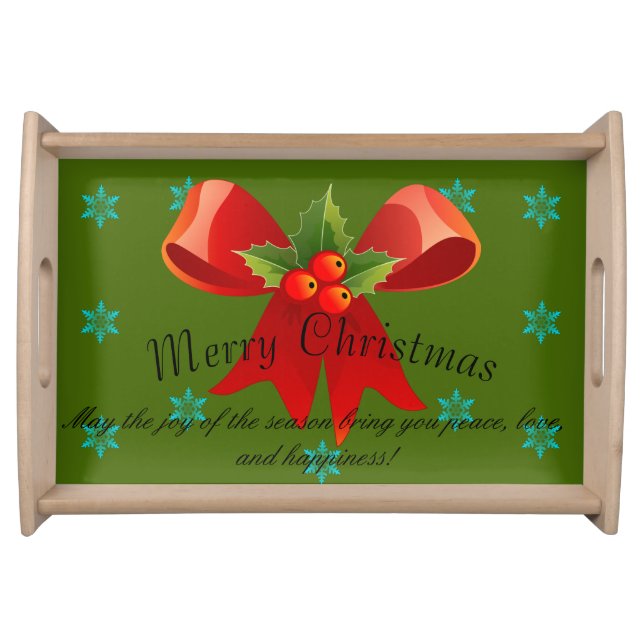 Merry Christmas Serving Tray (Front)