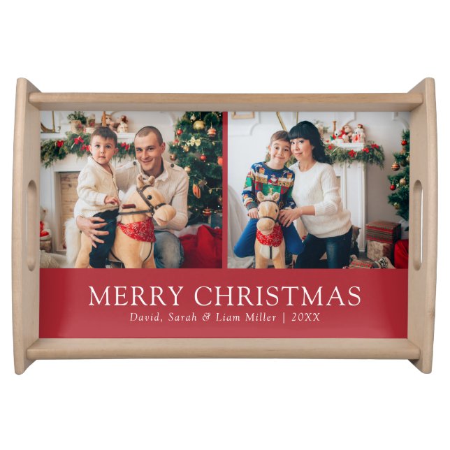 Merry Christmas Serving Tray (Front)