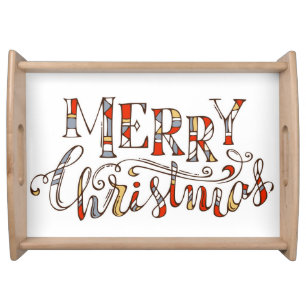 Merry Christmas Serving Tray