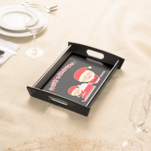 Merry christmas serving tray