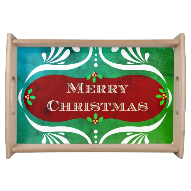 Merry Christmas Serving Tray (Front)