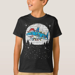 Merry Christmas sharkmas Shark Christmas Santa T-Shirt