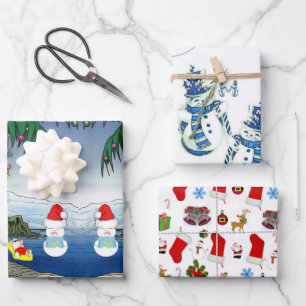 Merry Christmas Sheets Wrapping Paper