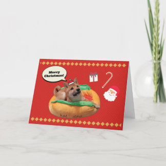Merry Christmas Shiba Holiday Card