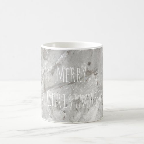 Merry Christmas Shiny Crystal White Coffee Mug