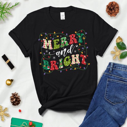 Merry Christmas Shirt _ Merry and Bright