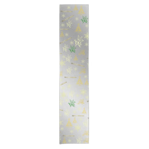 merry christmas short table runner