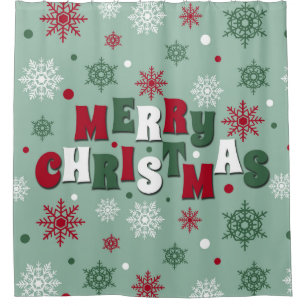Merry Christmas Shower Curtain