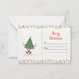  Merry Christmas simple and elegant Note Card