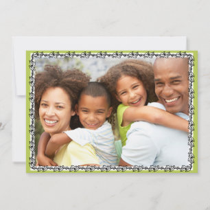 Merry Christmas Simple Modern Holiday Family Photo Card