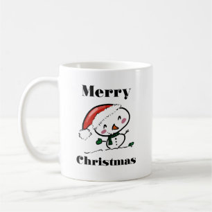 Merry Christmas Singing Bird Coffee Mug