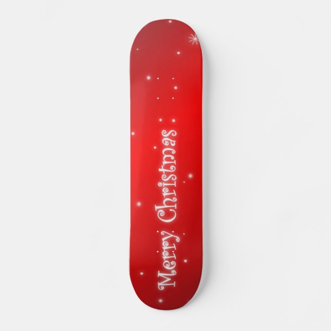 Merry Christmas Skateboard Deck (Front)