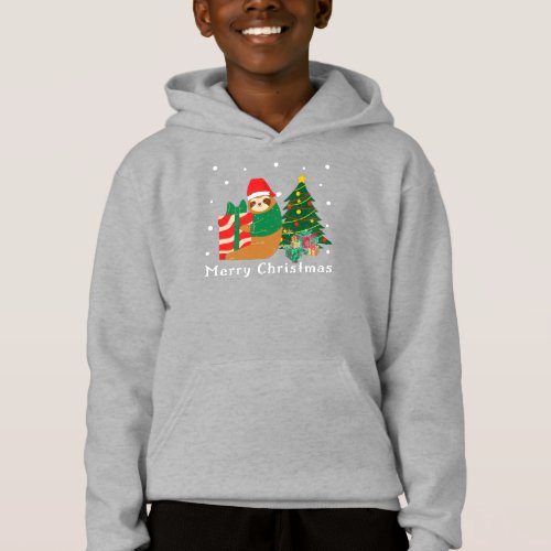 Merry Christmas Sloth Christmas  Hoodie