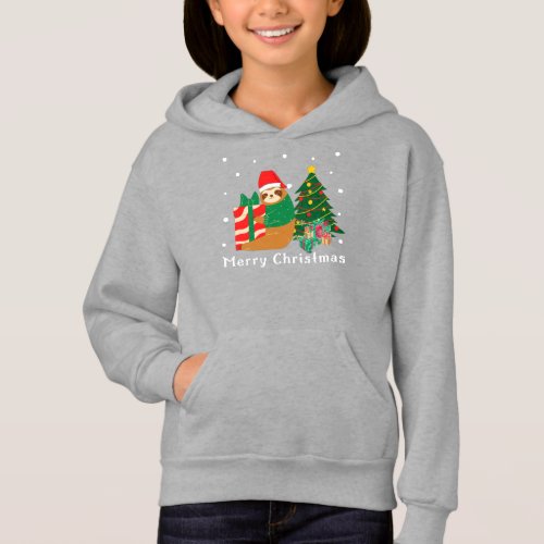 Merry Christmas Sloth Christmas  Hoodie