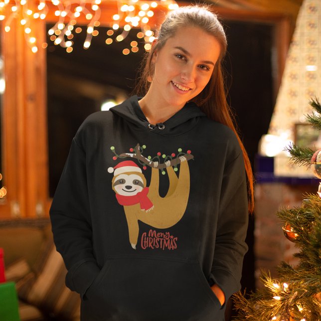 Merry Christmas Sloth | Holidays Hoodie (Creator Uploaded)
