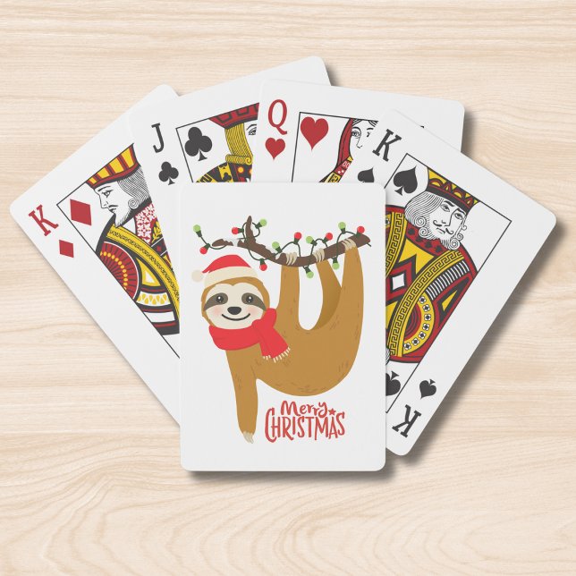 Merry Christmas Sloth | Holidays Poker Cards (Creator Uploaded)