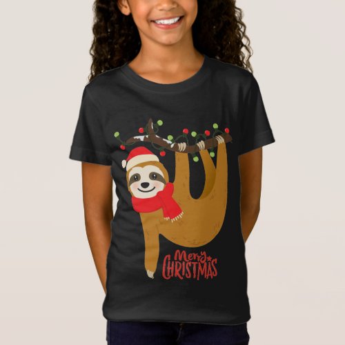 Merry Christmas Sloth | Holidays T-Shirt
