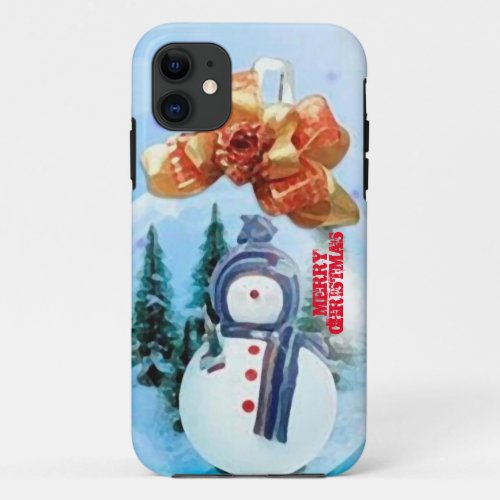 Merry Christmas Snow_iphone5 iPhone 11 Case