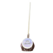 Merry Christmas Snow People Font, Blue Tint Snow Cake Pops (Front)