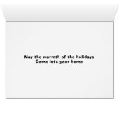 Merry Christmas Snow People Font, Blue Tint Snow Cards (Inside Horizontal (Bottom))
