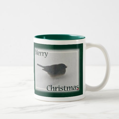 Merry Christmas Snowbird Coordinating Items Two_Tone Coffee Mug